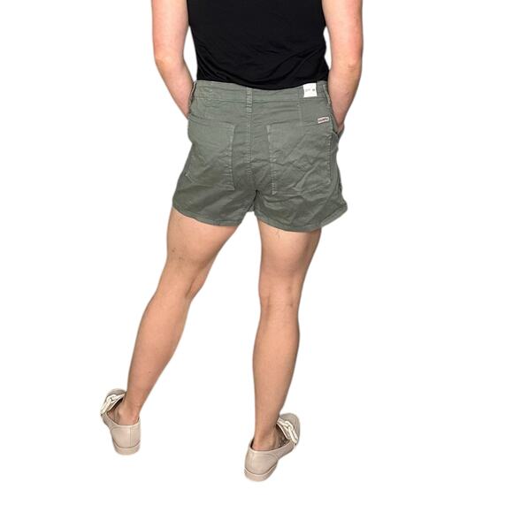 HUDSON Green Utility Shorts Women's Size 29 Pockets Lightweight Summer - Picture 4 of 11